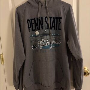 Mens Penn State Nittany Lions Gray Hooded Sweatshirt